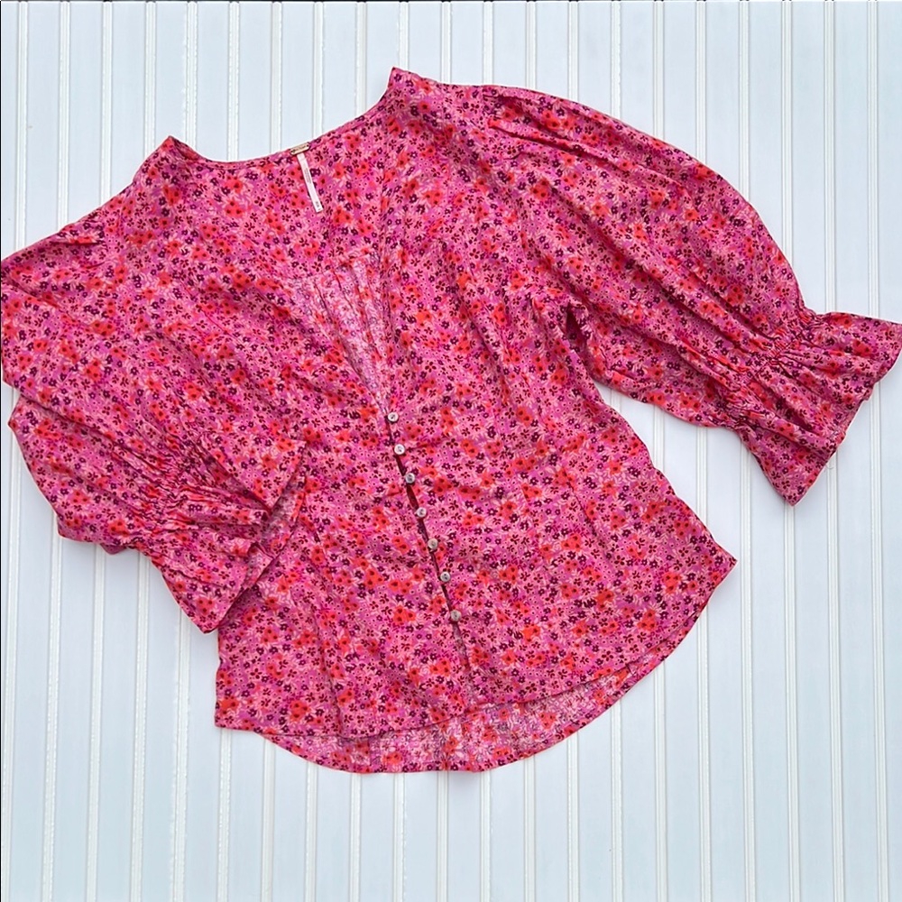Free People I Found You Printed Top